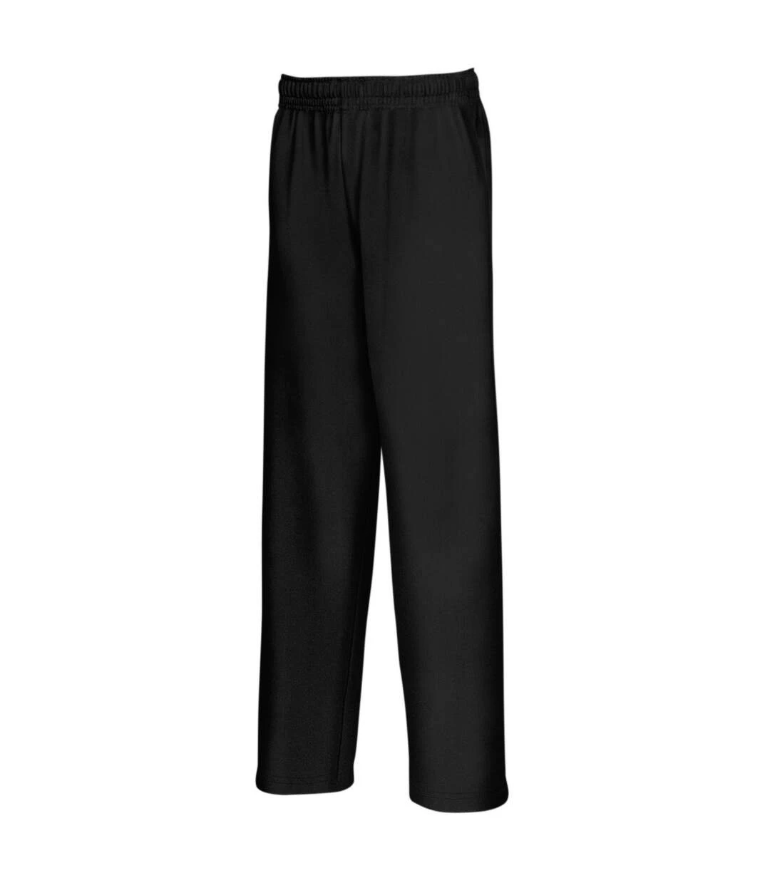 Fruit Of The Loom Mens Lightweight Jog Pant / Jogging Bottoms (Black) 4 Fruit Of The Loom Mens Lightweight Jog Pant / Jogging Bottoms (Black) - Image 2