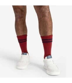 Umbro Mens 23/24 England Rugby Mid Calf Alternate Socks (Claret Red/Gray/Navy)