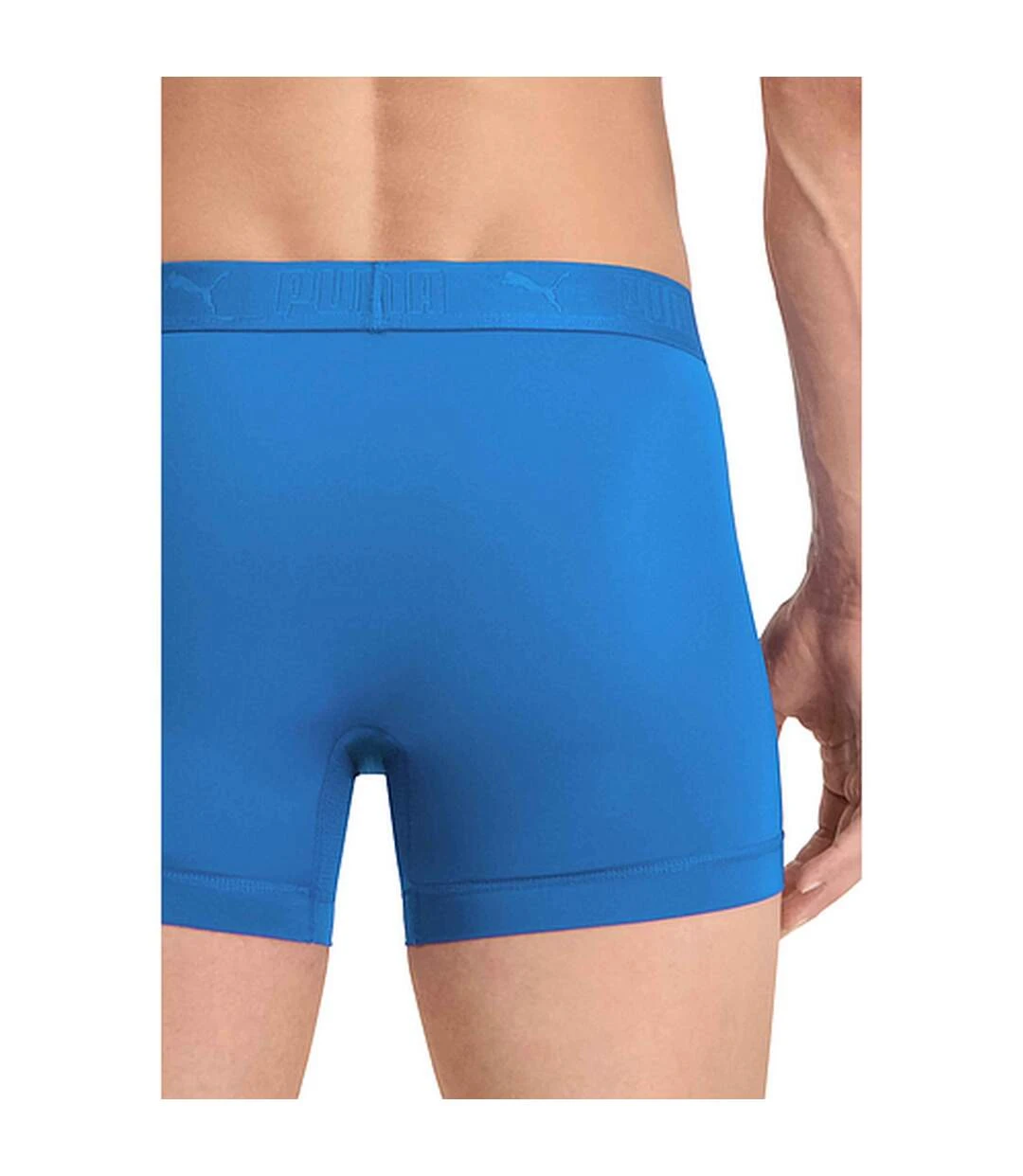 Puma Mens Active Boxer Shorts (Pack Of 2) (Blue) 6 Puma Mens Active Boxer Shorts (Pack Of 2) (Blue) - Image 4