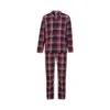 SF Mens Tartan Pajama Set (Red/Navy)
