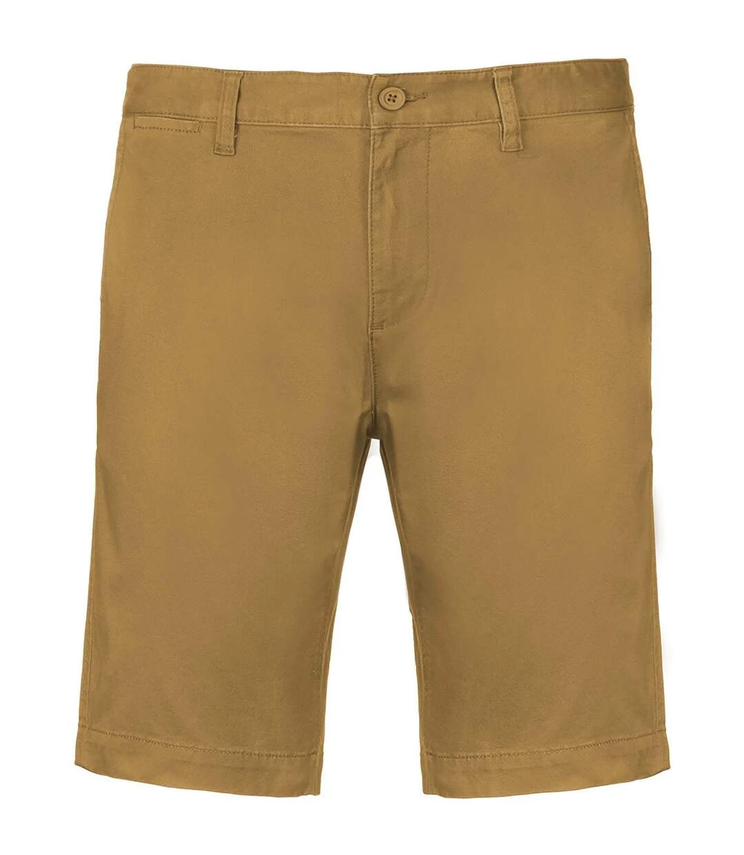 Kariban Mens Chino Bermuda Shorts (Camel) 3 Kariban Mens Chino Bermuda Shorts (Camel)