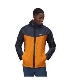Regatta Mens Dresford Waterproof Jacket (India Grey/Flame Orange) -Featured Men'S Clothing Stores 46007C981C839B42ABAFB96A7FBFFD7D37A7136784DBEF6001AA081B68413B7A