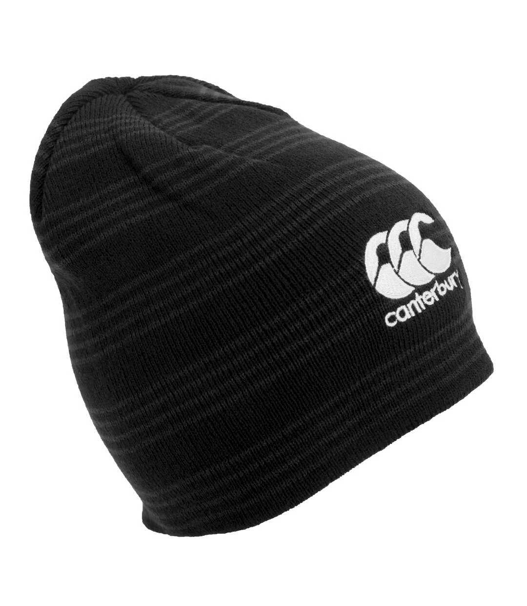 Canterbury Team Mens Winter Beanie Hat (Black/White) 3 Canterbury Team Mens Winter Beanie Hat (Black/White)
