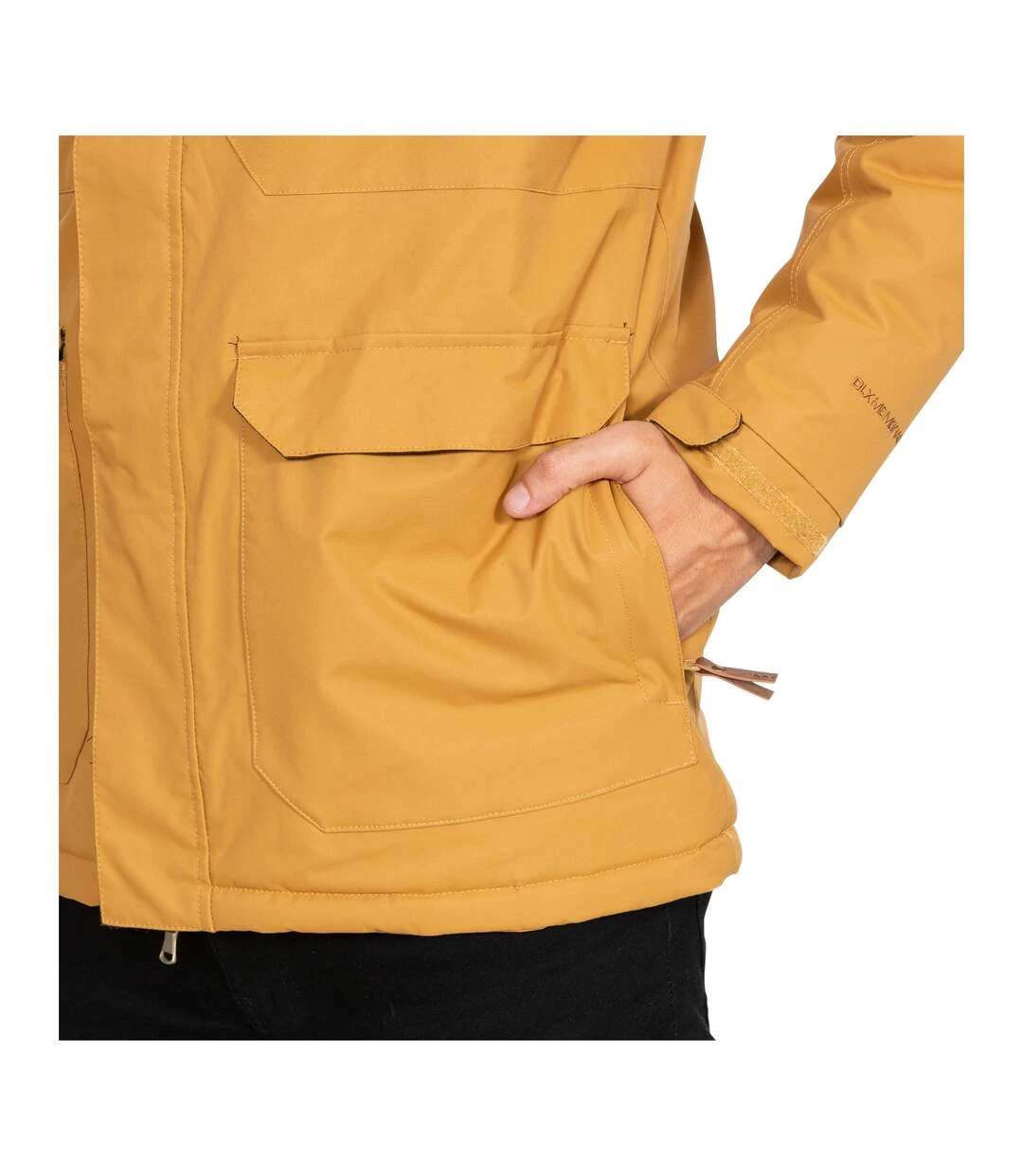 Trespass Mens Rockwell Waterproof Jacket (Sandstone) 6 Trespass Mens Rockwell Waterproof Jacket (Sandstone) - Image 4