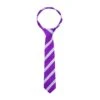 Supreme Products Unisex Adult Stripe Show Tie (Purple/Lilac) (One Size)