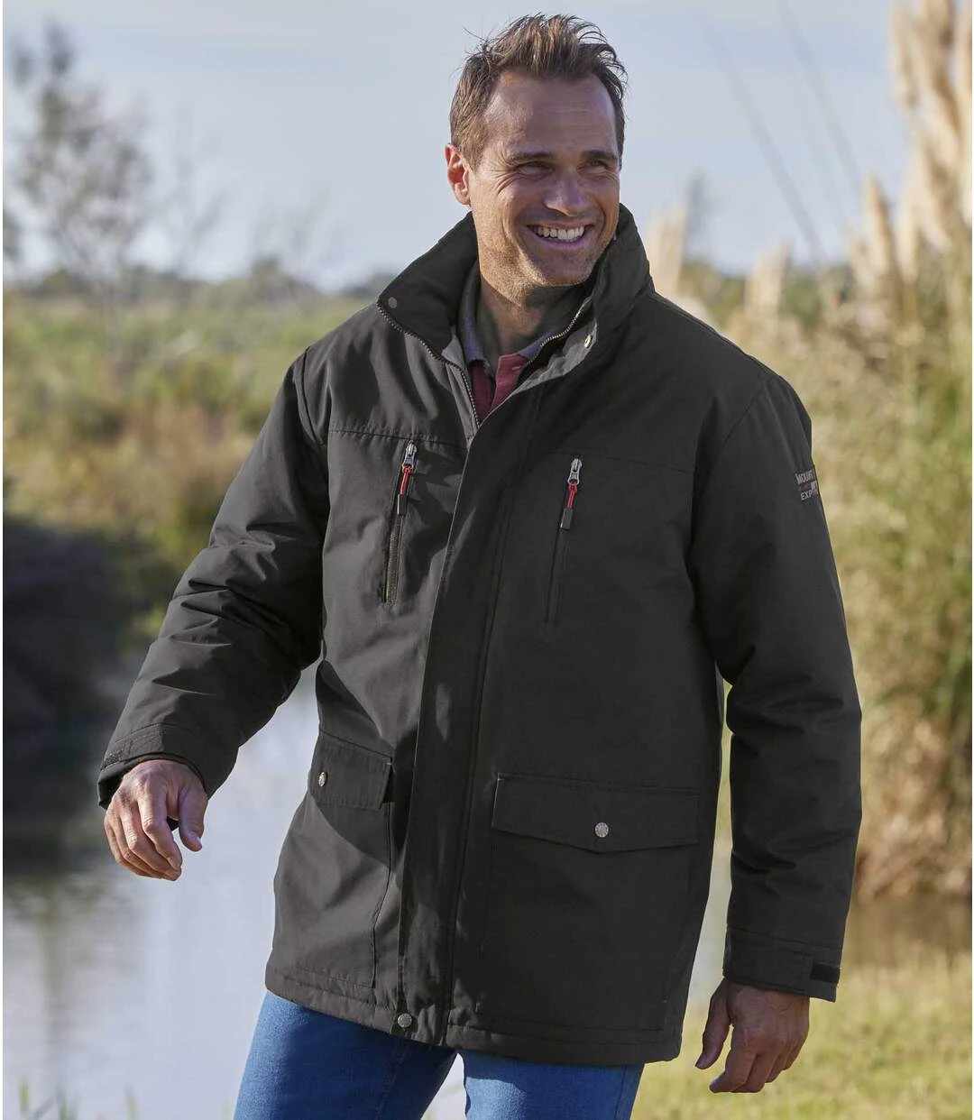 Men's Black Multipocket Parka 3 Men's Black Multipocket Parka