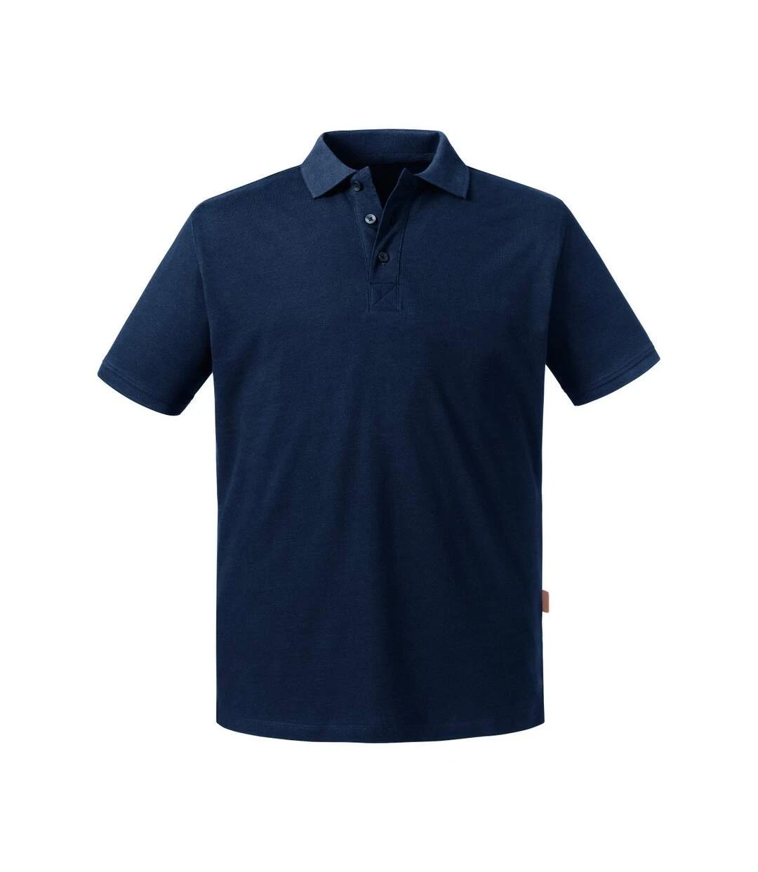 Russell Mens Pure Organic Polo (French Navy) 3 Russell Mens Pure Organic Polo (French Navy)