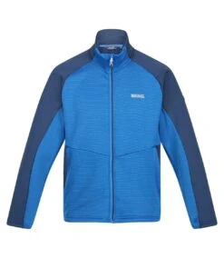 Regatta Mens Highton III Full Zip Fleece Jacket (Green Gables/Dark Grey)