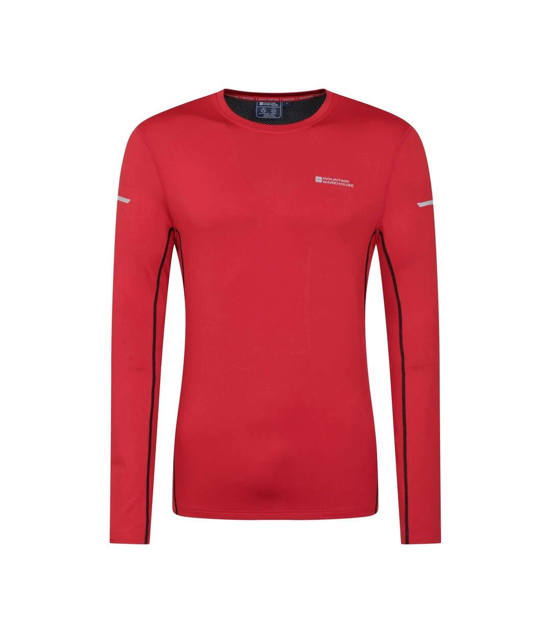 Mountain Warehouse Mens Vault Recycled Top (Active Red) 3 Mountain Warehouse Mens Vault Recycled Top (Active Red)