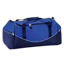 Quadra Teamwear Holdall Duffel Bag (55 Liters) (Bright Royal/French Navy/White) (One Size)