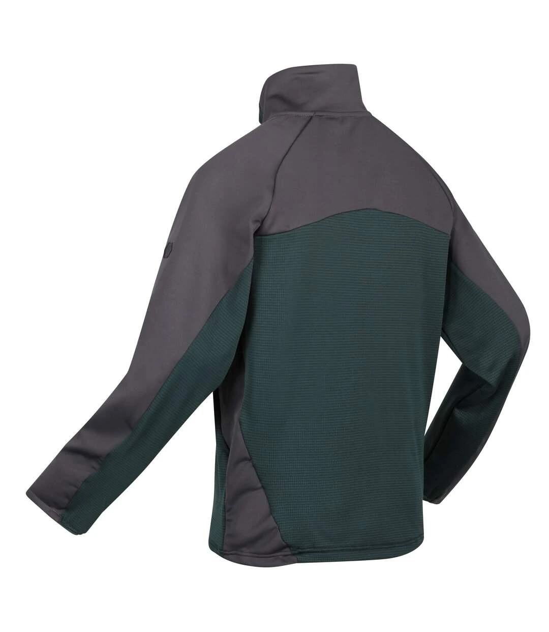 Regatta Mens Highton III Full Zip Fleece Jacket (Green Gables/Dark Grey) 6 Regatta Mens Highton III Full Zip Fleece Jacket (Green Gables/Dark Grey) - Image 4