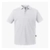 Russell Mens Pure Organic Polo (White) -Featured Men'S Clothing Stores 4DD0D4102FF909C412751EEC0825452260E6065261F0CA018885B0EFADC604A1