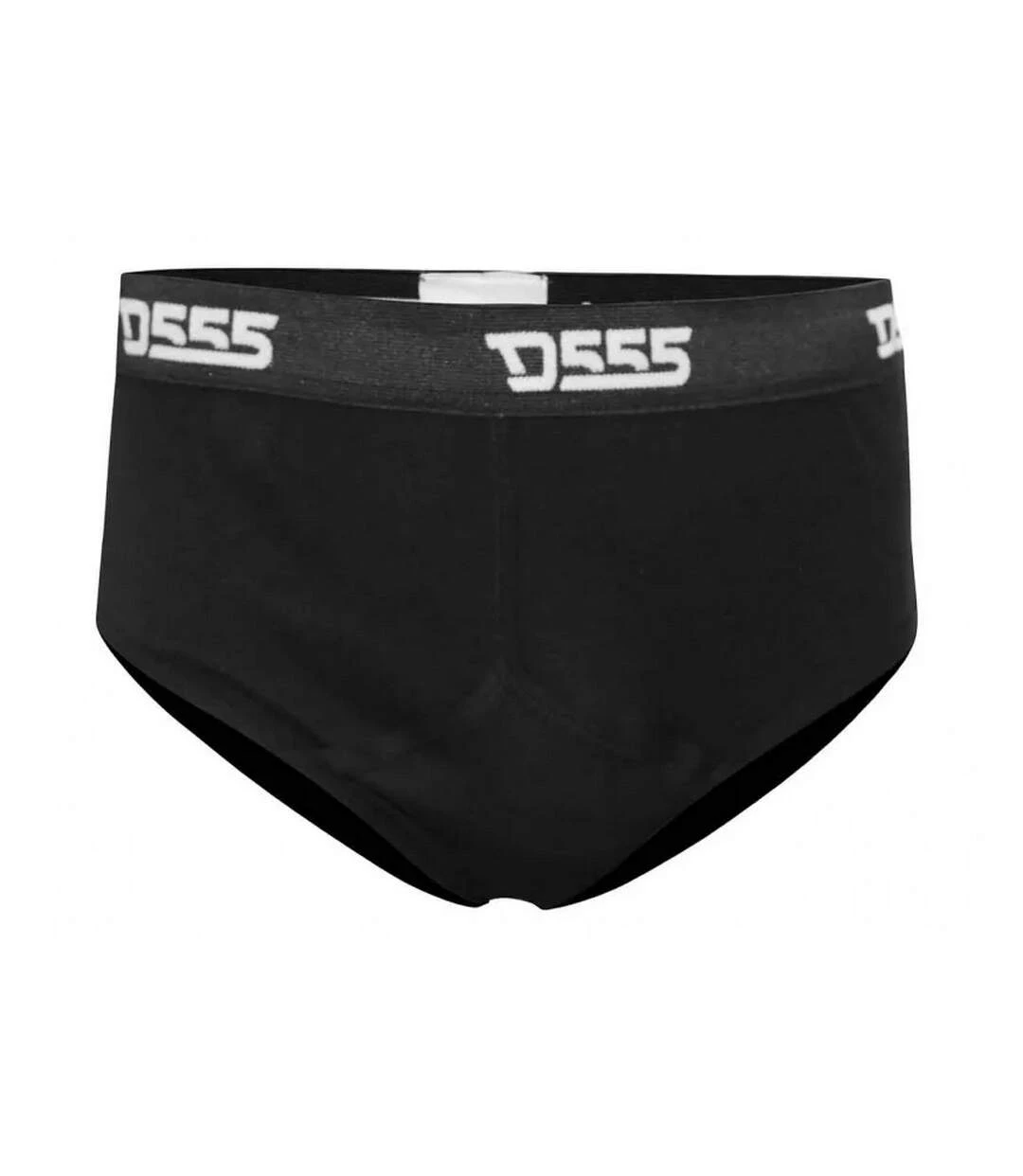 Duke Mens Thompson D555 Cotton Y Front Kingsize Briefs (Pack Of 2) (Black) 5 Duke Mens Thompson D555 Cotton Y Front Kingsize Briefs (Pack Of 2) (Black) - Image 3