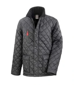Result Mens Urban Cheltenham Gold Jacket (Black)