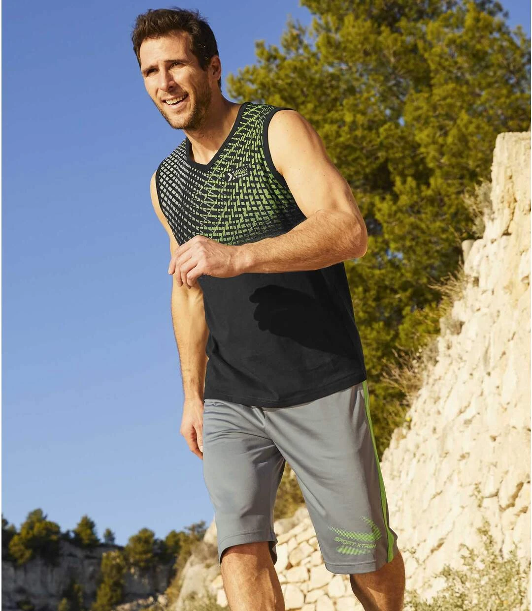 Pack Of 2 Men's Black & Grey Shorts 4 Pack Of 2 Men's Black & Grey Shorts - Image 2