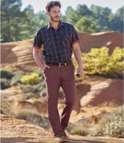 Men's Burgundy Stretch Chino Pants -Featured Men'S Clothing Stores 4a873b40f16da4ac4f4f9e5d26dd73f2