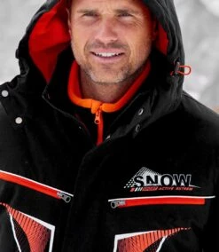 Men's Black Sporty Parka - Detachable Hood -Featured Men'S Clothing Stores 4a8f587ff1a2aea65eae853209cefb50