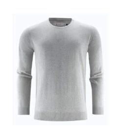 James Harvest Mens Ashland Round Neck Sweatshirt (Grey Melange)