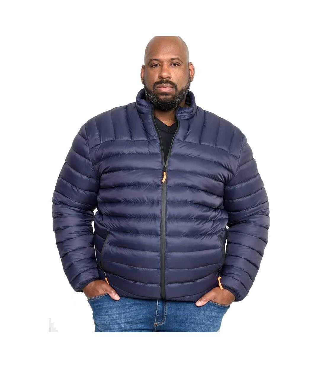 Duke Mens Limehouse 1 D555 Padded Jacket (Navy) 5 Duke Mens Limehouse 1 D555 Padded Jacket (Navy) - Image 3