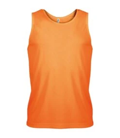 Kariban Proact Mens Sleeveless Sports Training Vest (Orange)