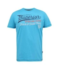 Duke Mens Rushden D555 Superior T-Shirt (Turquoise)