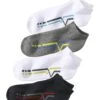 Pack Of 4 Men's Sporty Sneaker Socks - White Black Grey