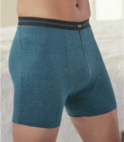 Pack Of 2 Men's Stretchy Boxer Shorts - Green Grey 7 Pack Of 2 Men's Stretchy Boxer Shorts - Green Grey -Featured Men'S Clothing Stores 540b819a9ce622e1303e64f209c8bf51