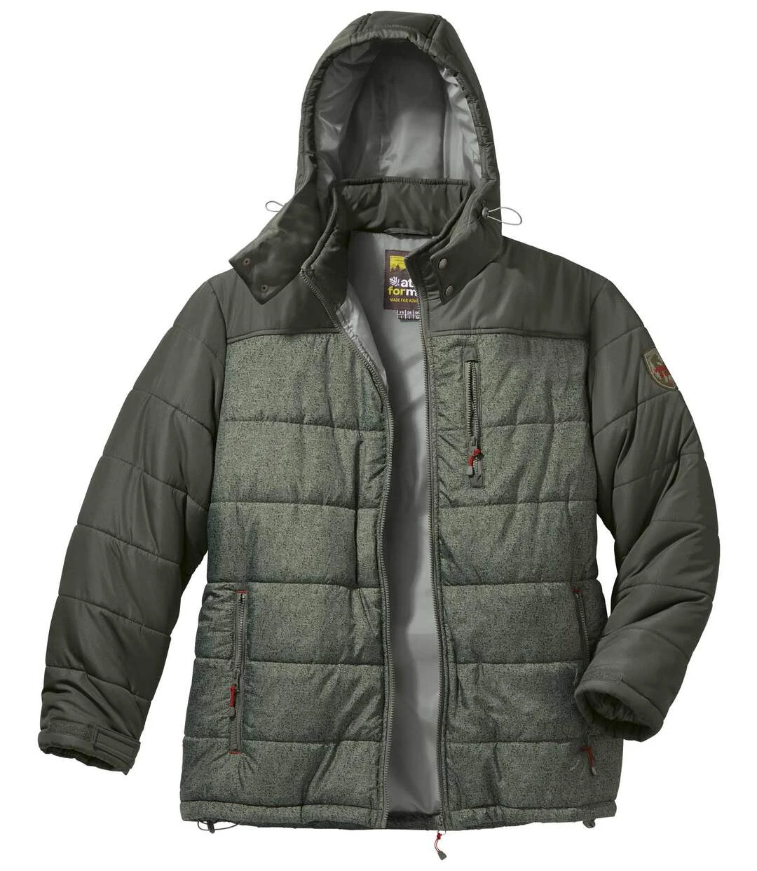 Men's Green Puffer Jacket 4 Men's Green Puffer Jacket - Image 2