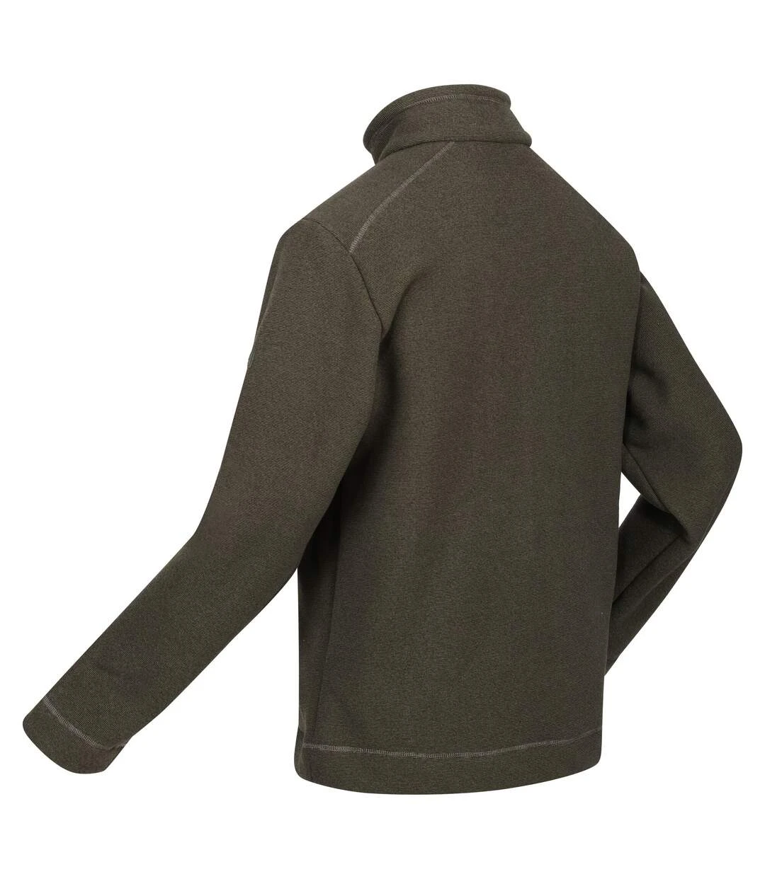 Regatta Mens Garrian II Full Zip Fleece Jacket (Dark Khaki) 6 Regatta Mens Garrian II Full Zip Fleece Jacket (Dark Khaki) - Image 4