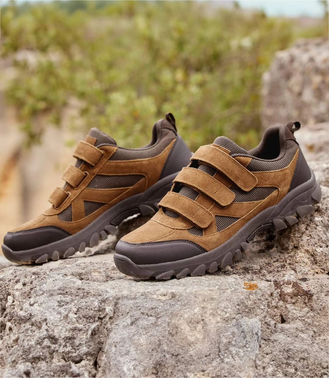 Men's Camel Hook-and-Loop Shoes 4 Men's Camel Hook-and-Loop Shoes - Image 2