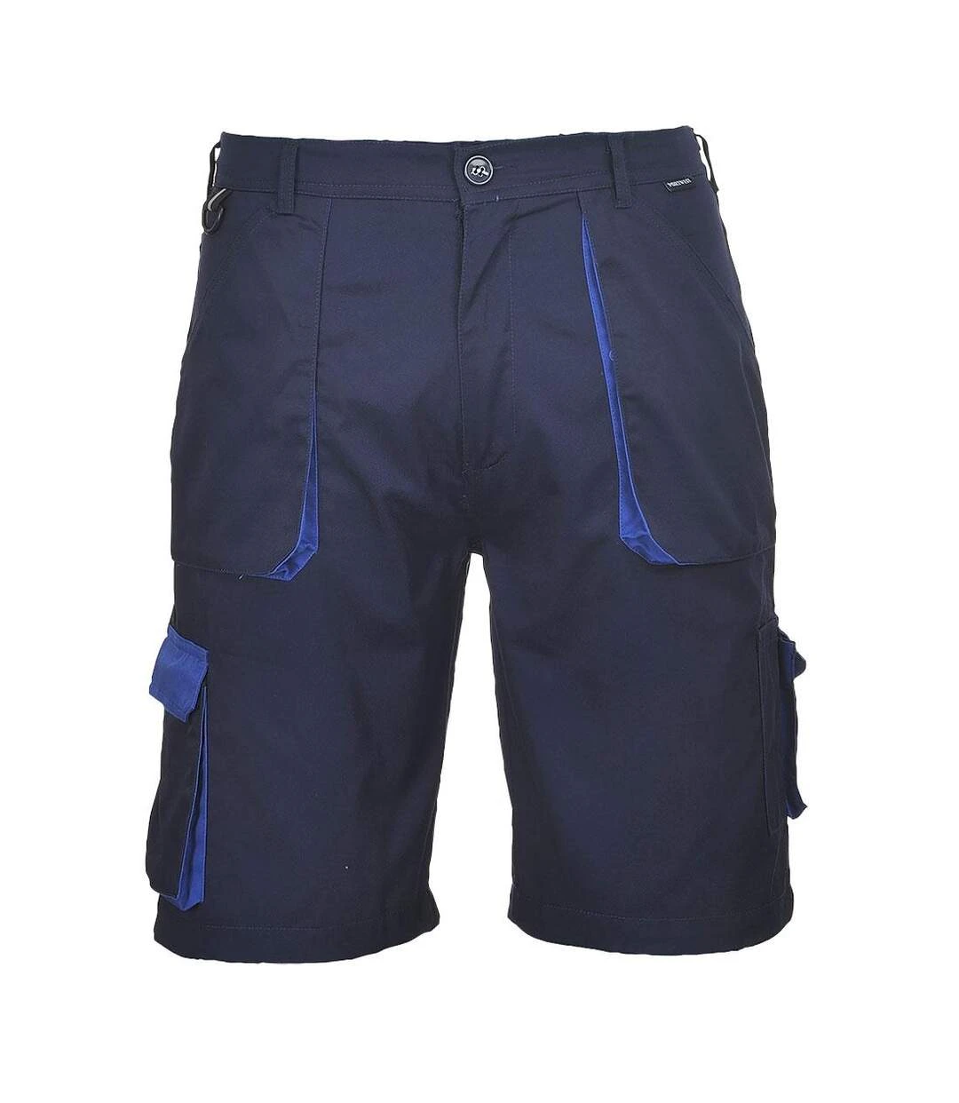 Portwest Mens Texo Contrast Shorts (Navy) 3 Portwest Mens Texo Contrast Shorts (Navy)