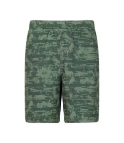 Mountain Warehouse Mens Hurdle Printed Running Shorts (Green)