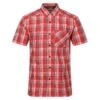 Regatta Mens Mindano VII Checked Short-Sleeved Shirt (Seville) -Featured Men'S Clothing Stores 5A1B68D4479CB4A21BDB4CD0056F3CB9B97A20A010E1E7373790B0FE56201C5D