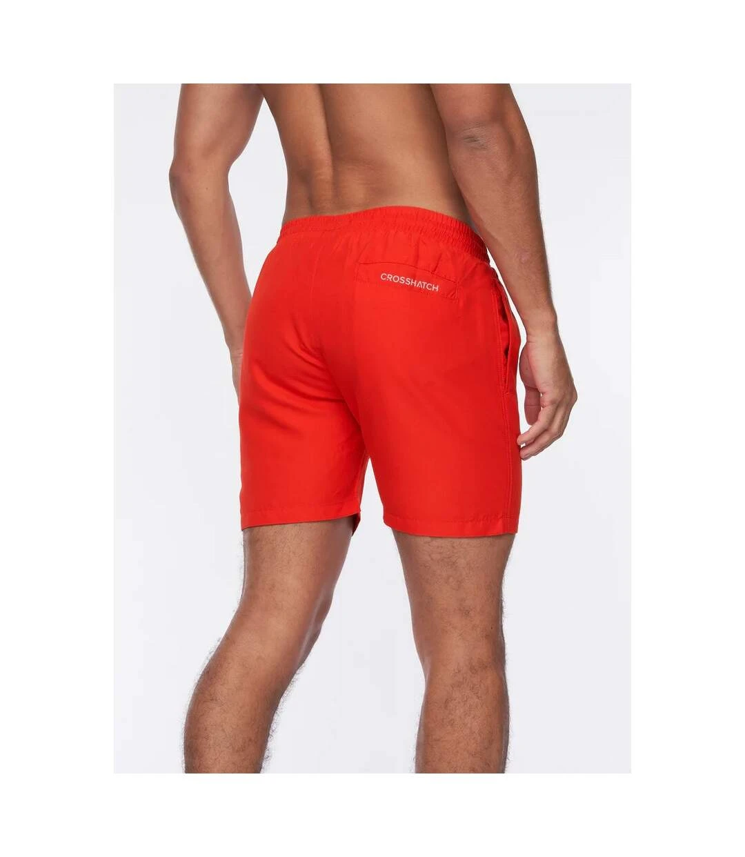 Crosshatch Mens Swimlar Swim Shorts (Red) 4 Crosshatch Mens Swimlar Swim Shorts (Red) - Image 2