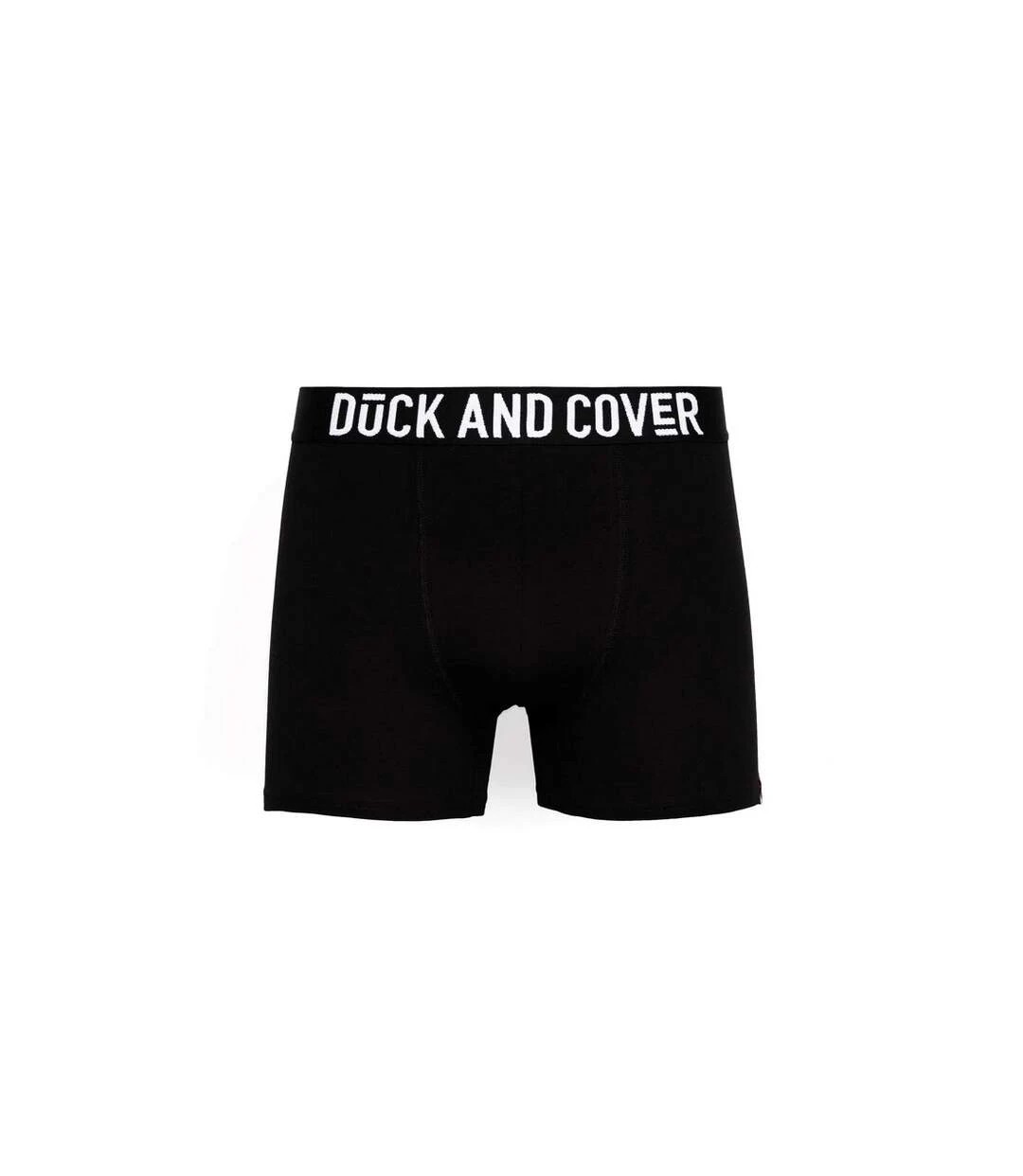 Duck And Cover Mens Salton Boxer Shorts (Pack Of 2) (Black/White) 6 Duck And Cover Mens Salton Boxer Shorts (Pack Of 2) (Black/White) - Image 4