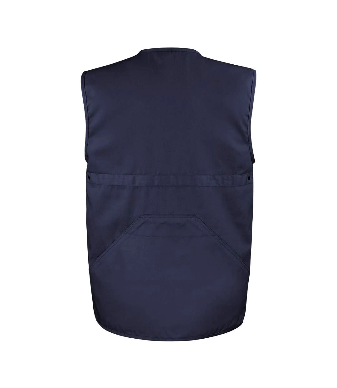 Result Mens Safari Wasitcoat Jacket (Midnight Navy) 4 Result Mens Safari Wasitcoat Jacket (Midnight Navy) - Image 2