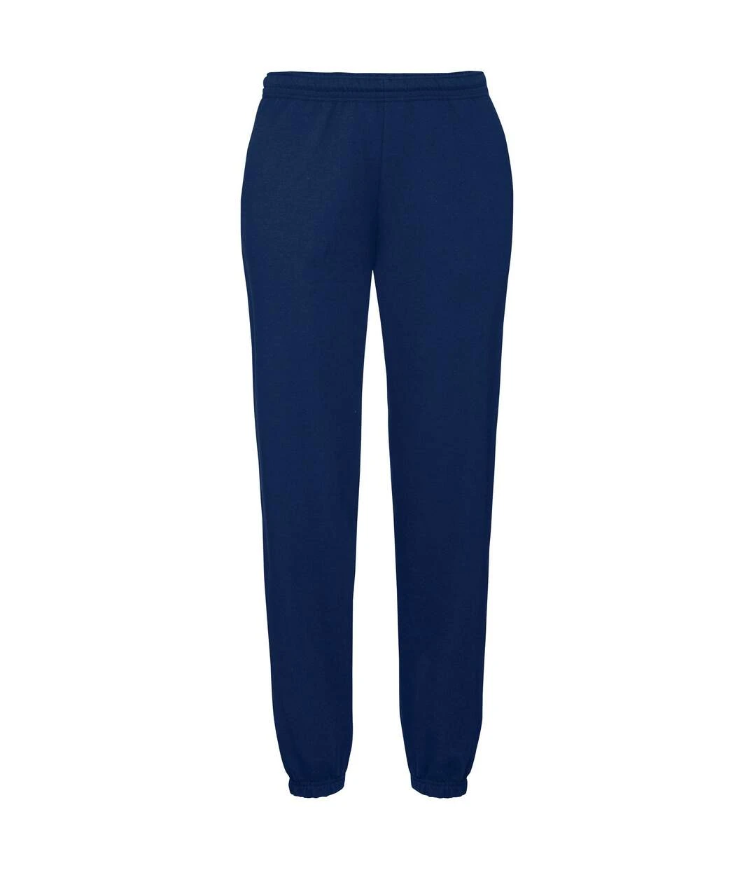 Fruit Of The Loom Mens Elasticated Cuff Jog Pants/Jogging Bottoms (Navy) 3 Fruit Of The Loom Mens Elasticated Cuff Jog Pants/Jogging Bottoms (Navy)