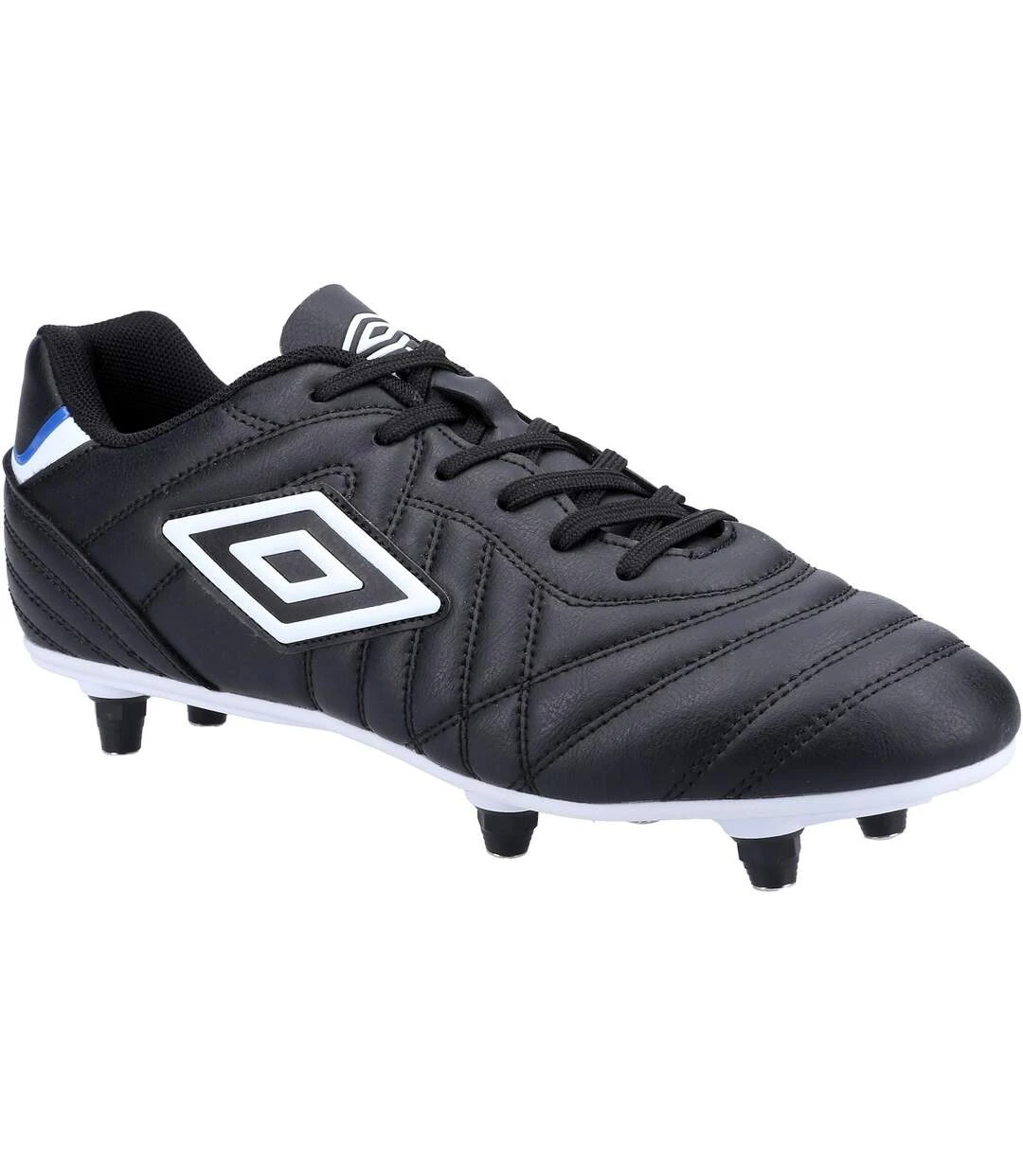 Umbro Mens Soft Ground Soccer Boots (Black/White) 3 Umbro Mens Soft Ground Soccer Boots (Black/White)