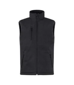 Clique Mens Softshell Padded Vest (Black)