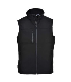 Portwest Mens Softshell Body Warmer (Black)