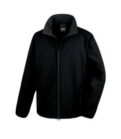 Result Core Mens Printable Soft Shell Jacket (Black)