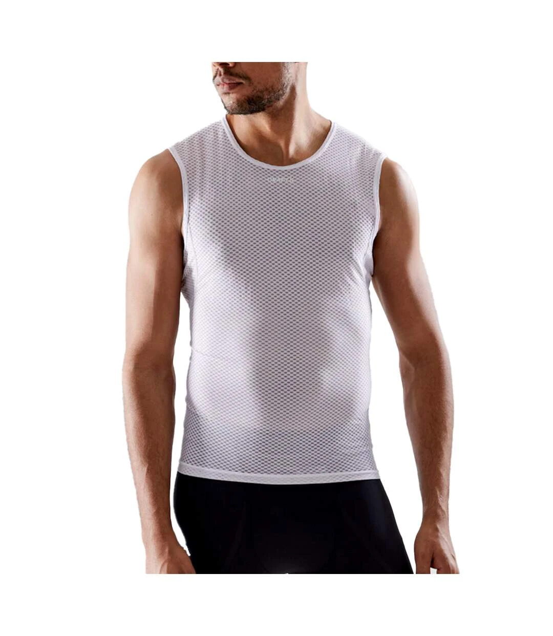 Craft Mens Mesh Lightweight Tank Top (White) 4 Craft Mens Mesh Lightweight Tank Top (White) - Image 2
