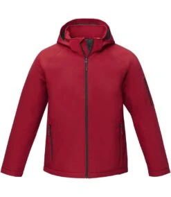 Elevate Essentials Mens Notus Padded Soft Shell Jacket (Red)