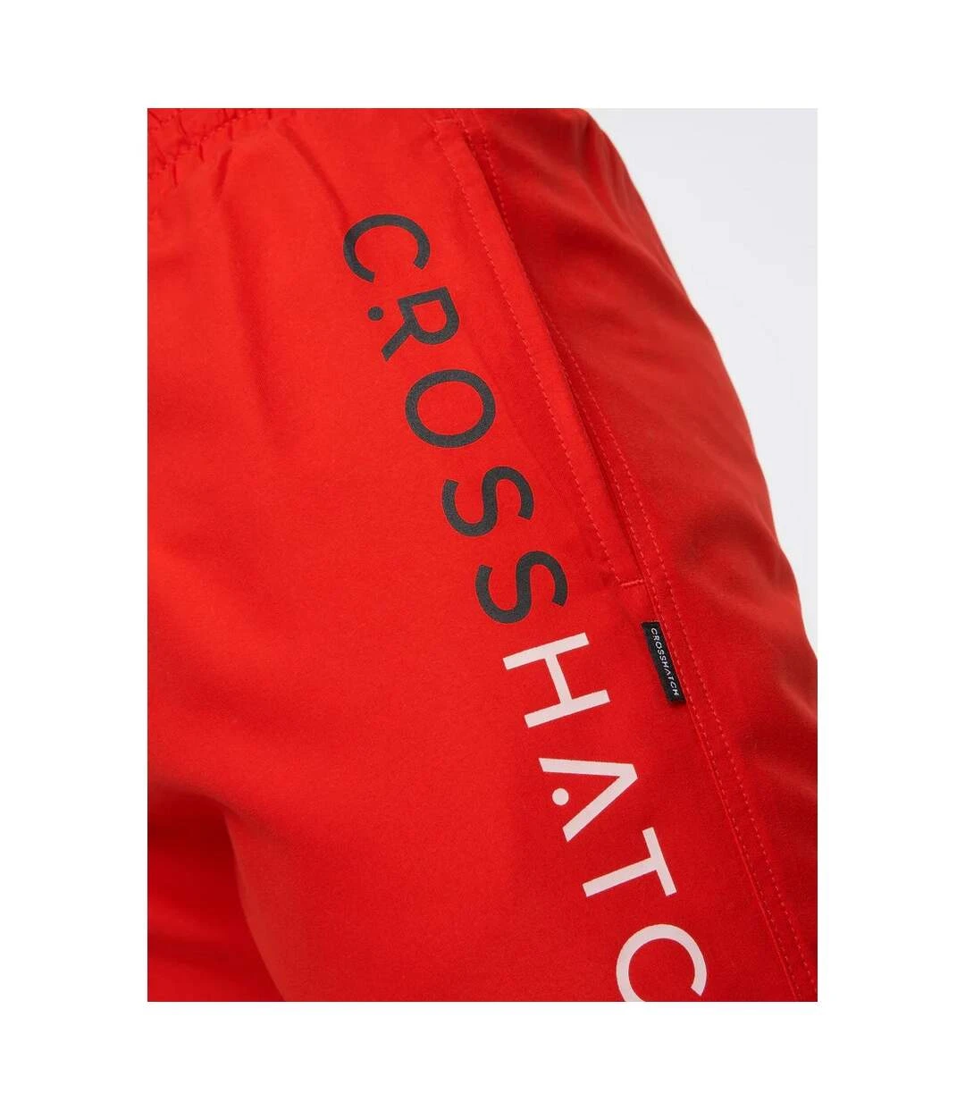 Crosshatch Mens Swimlar Swim Shorts (Red) 5 Crosshatch Mens Swimlar Swim Shorts (Red) - Image 3