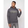 Crosshatch Mens Manfred Hoodie (Dark Grey) 1 Crosshatch Mens Manfred Hoodie (Dark Grey) -Featured Men'S Clothing Stores 6558DC107216434DD16B16995DA49CC5C58116D5B7A24024A649751362BFDB49