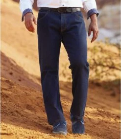 Men's Blue Regular Fit Jeans