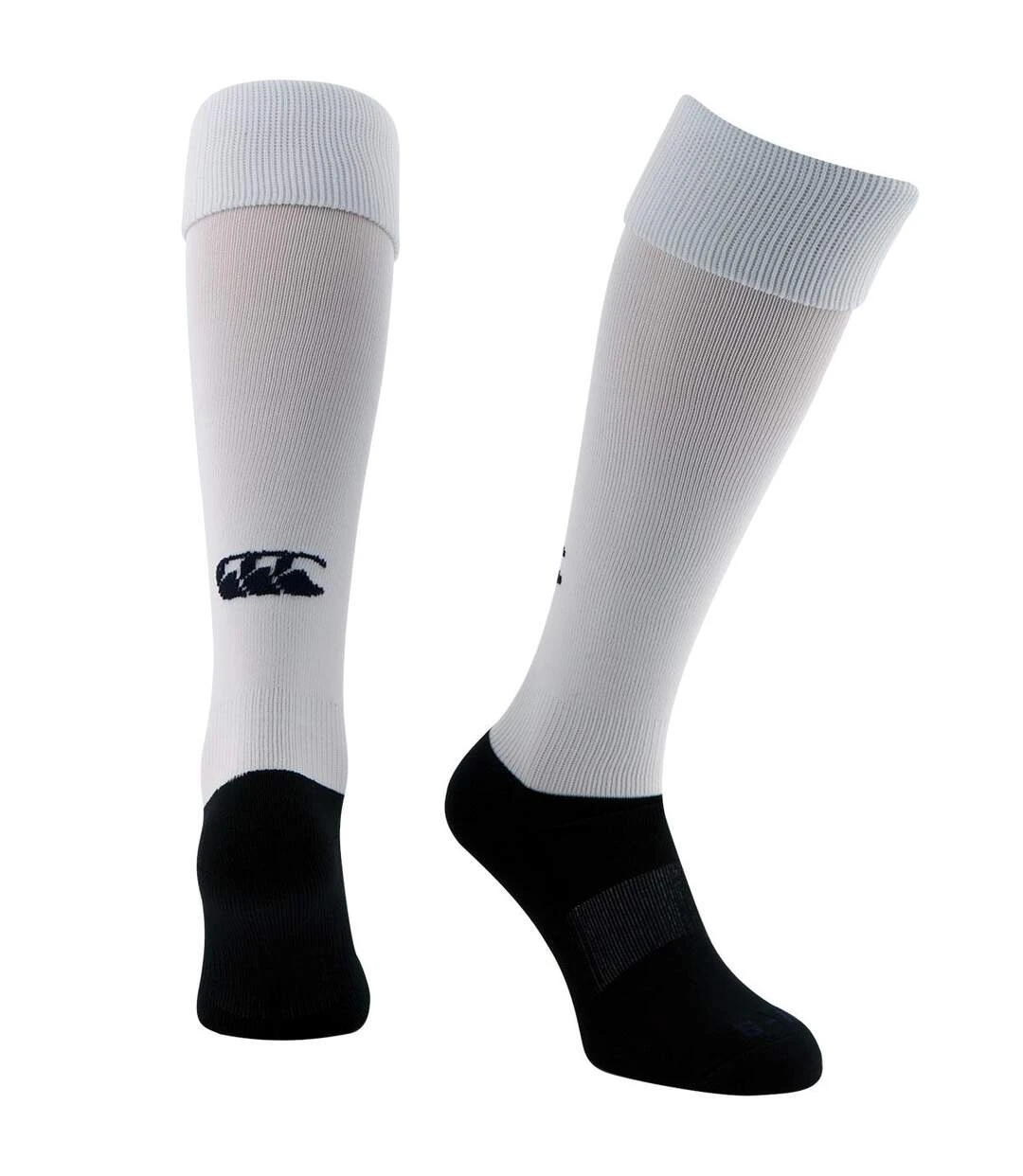 Canterbury Mens Playing Rugby Sport Socks (White) 4 Canterbury Mens Playing Rugby Sport Socks (White) - Image 2