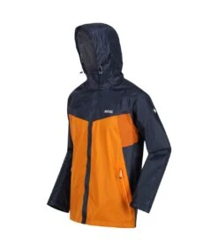 Regatta Mens Dresford Waterproof Jacket (India Grey/Flame Orange) -Featured Men'S Clothing Stores 66B93B6F5FEA2032431A3A0F32D3AC325ED39D2B2267AC0B2E89E30CF046EBBE
