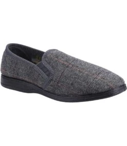 Fleet & Foster Mens Mitchell Slippers (Gray)