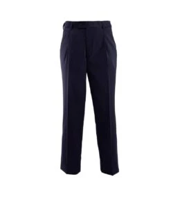 Alexandra Mens Icona Single Pleat Formal Work Suit Pants/Trousers (Navy)